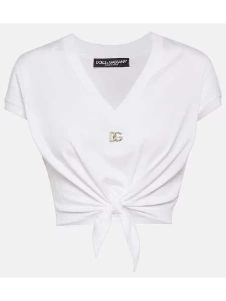 Tricou Dolce&gabbana din jerseu roz