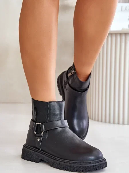 Čevlji do gležnjev Big Star Shoes črna