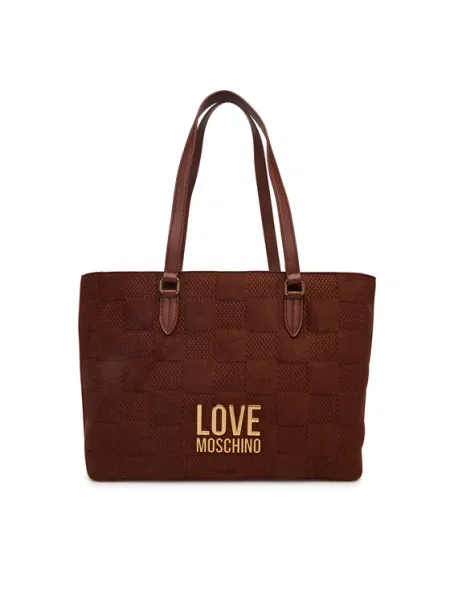 Kabelka Love Moschino hnedá
