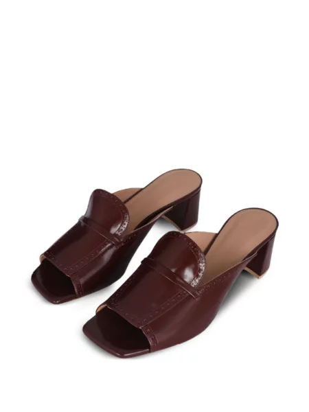 Szögletes orrú szandál Malone Souliers barna