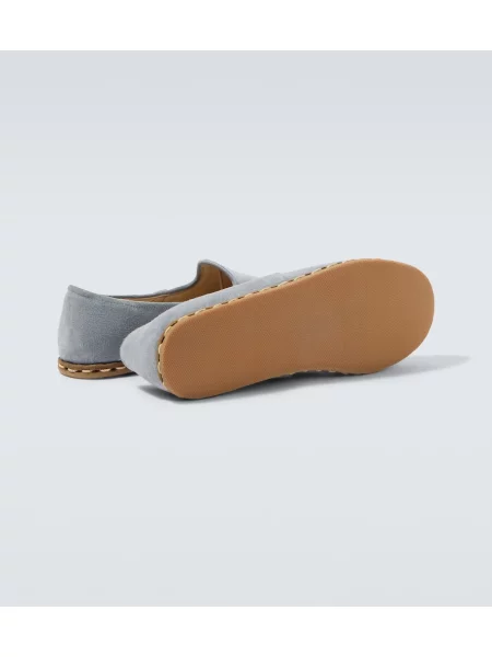 Slip on hlačke Sabah iz semiša modra