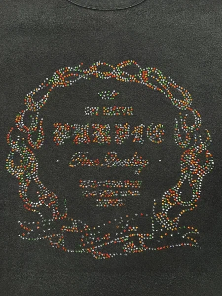 Tricou Purple Brand din jerseu gri