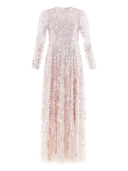 Odgovarati midi haljina Needle & Thread iznad koljena ružičasta