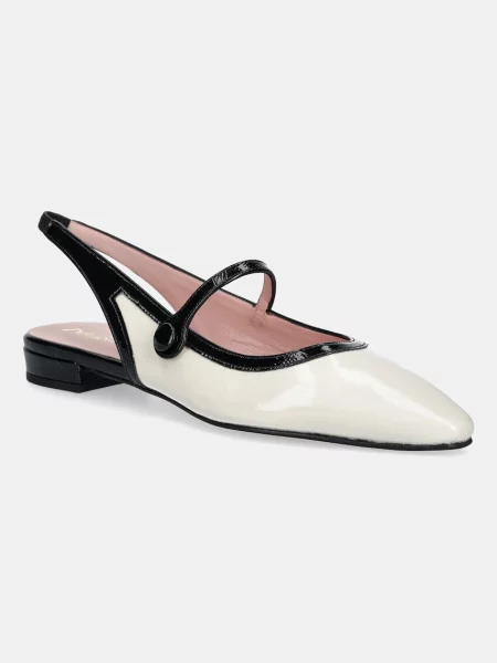 Pretty Ballerinas balerini de piele Tabitha bej