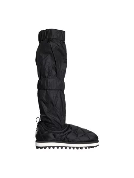 Muszkieterki Dolce And Gabbana pikowane czarne