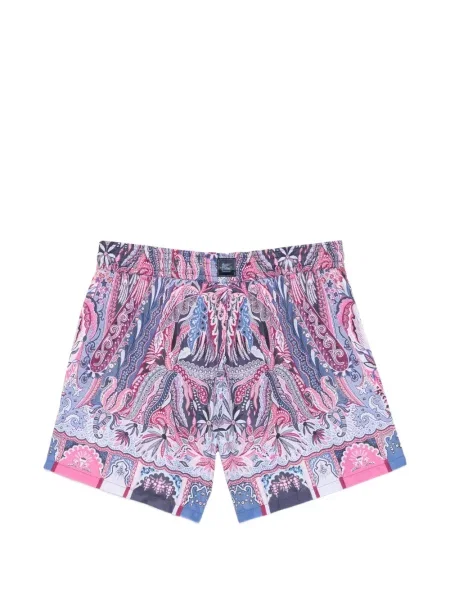 Kupaće gaće Etro s printom s paisley uzorkom plava