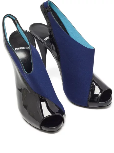 Pantofi cu toc Pierre Hardy din piele slingback negru