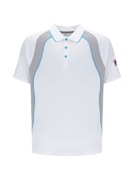 Tricou polo Fila alb
