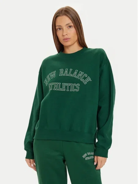 New Balance Bluză Verde alb