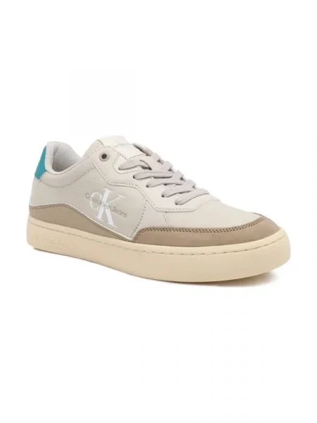 Calvin Klein Jeans De piele sneakers CLASSIC CUPSOLE LOW LTH ML FAD bej
