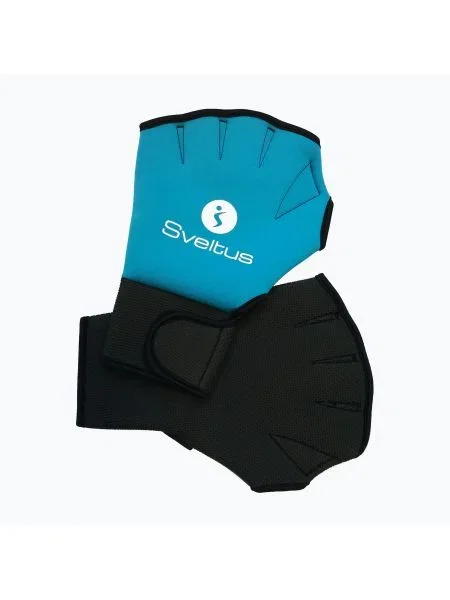 Aquafitness kesztyű Sveltus Aqua black/blue Aqua fekete