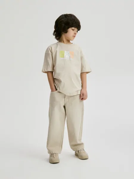 Reserved Pantaloni din bej