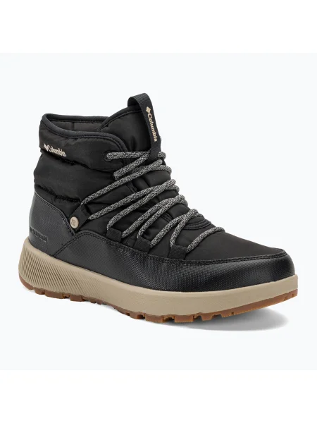 Зимни ботуши Columbia Solpeside Village Omni-Heat Mid black/silver sage за жени черно