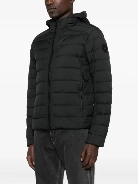 Geacă Canada Goose cu glugă negru