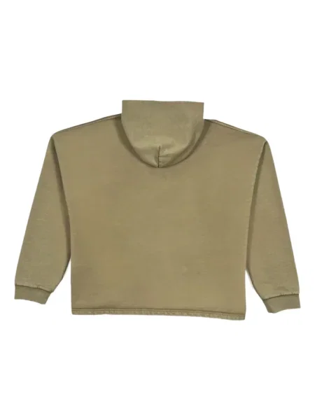 Hanorac cu glugă Represent cu broderie verde