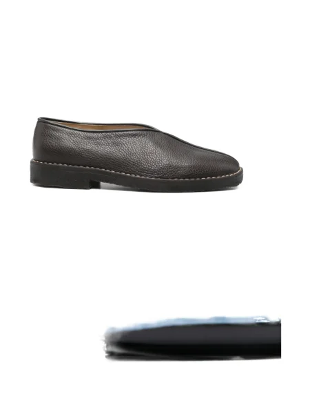 Pantofi loafer Lemaire fără toc maro