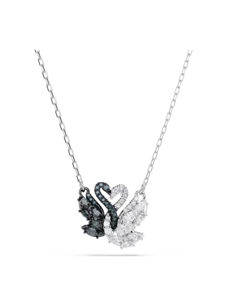 Naszyjnik Swarovski szary