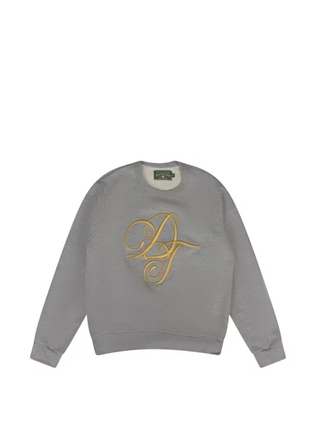 Pulover Denim Tears cu decolteu rotund gri