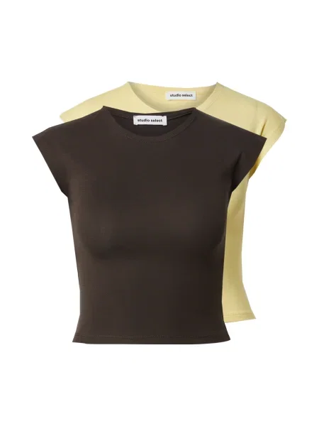 STUDIO SELECT Tricou Jasmin maro galben