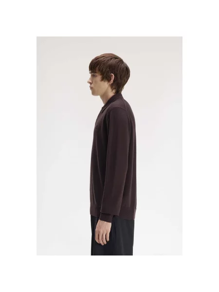Cămașă Fred Perry tricotate clasică maro