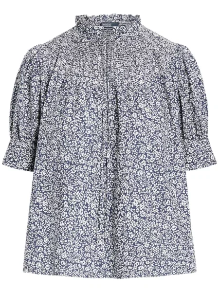 Pletena odgovarati polo majica Polo Ralph Lauren s vezom bijela