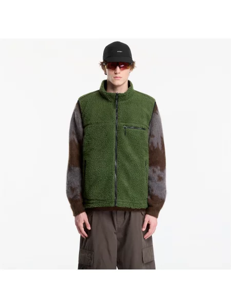 Vestă Gramicci Reversible Sherpa Vest Olive/navy XL măslin