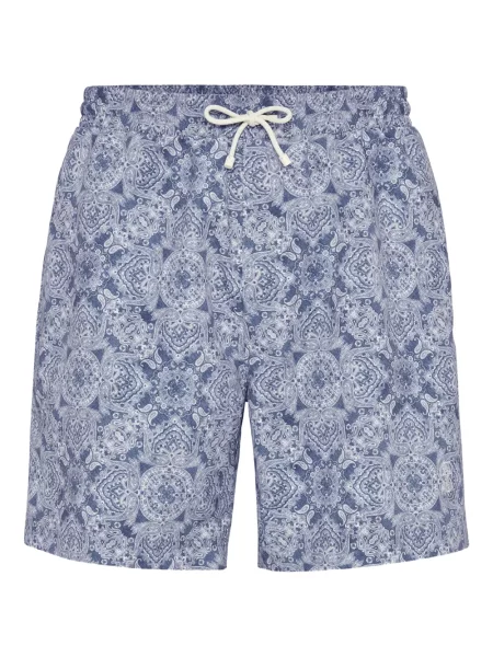 Kąpielówki Brunello Cucinelli niebieskie