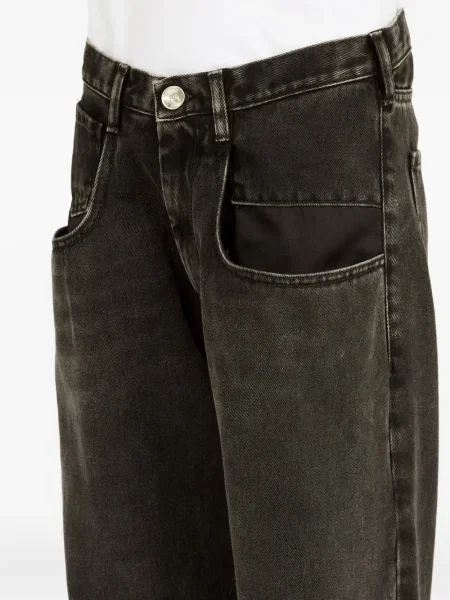 Blugi drepți Maison Margiela negru