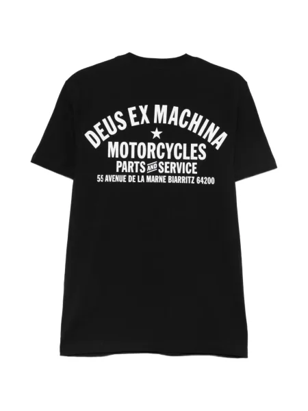 Tricou Deus Ex Machina cu imagine negru