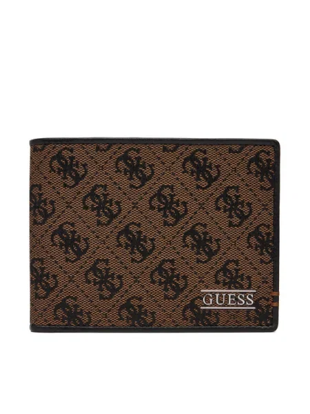 Guess peňaženka pánska BOSTON hnedá