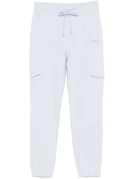 Pantaloni Dkny cu tepi albastru