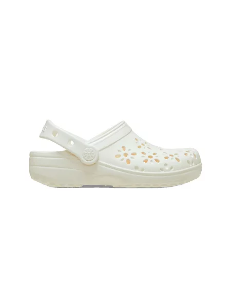Klasične natikače Crocs s cvjetnim printom bež