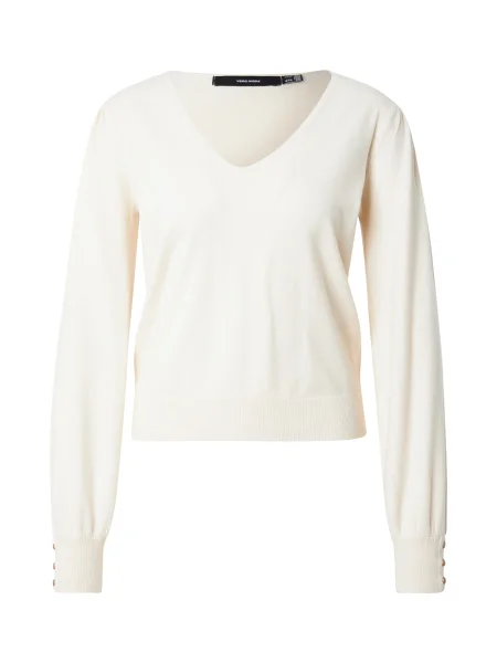 VERO MODA Pulover VMHOLLYKARIS deschis bej