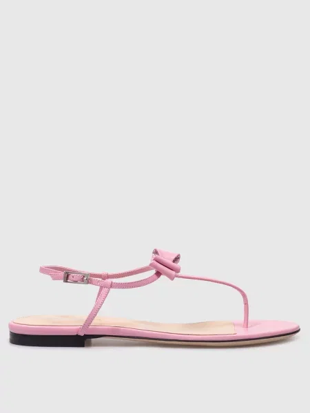 Шкіряні сандалі Petiti Cadeau з кристалами Mach&mach рожеві