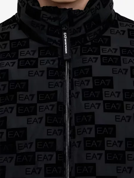 Μπουφάν Ea7 Emporio Armani με σχέδιο μαύρο