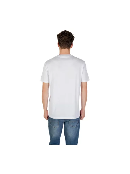 Koszulka z krótkim rękawem Armani Exchange Milano New York czysty S biały