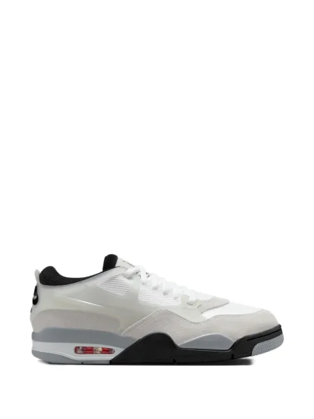 Sneakerși Jordan Air Jordan 4 cu șireturi din dantelă alb