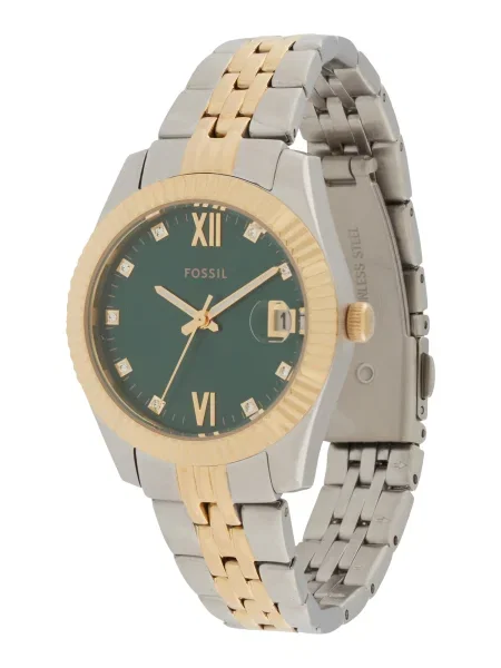 Fossil ceas Bicolor femei argintiu