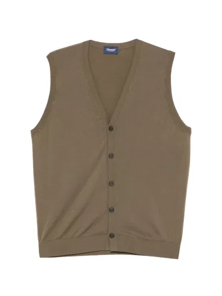 Vestă Drumohr cu decolteu în V verde