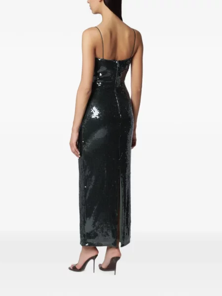 Rochie maxi Rotate Birger Christensen cu paiete verde