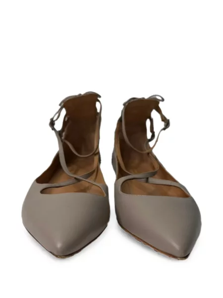 Балеринки Aquazzura с връзки с дантела