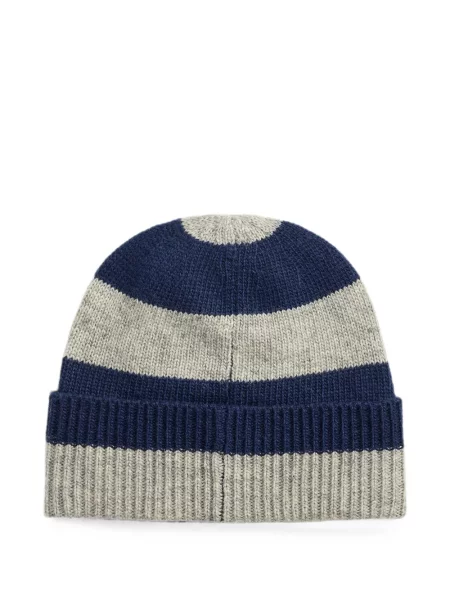 Pledas flanelinis kepurė su snapeliu Polo Ralph Lauren su petnešėlėmis aplink kaklą violetinė