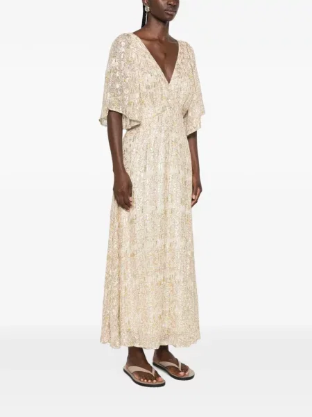 Rochie midi Maison123 cu model floral cu imagine