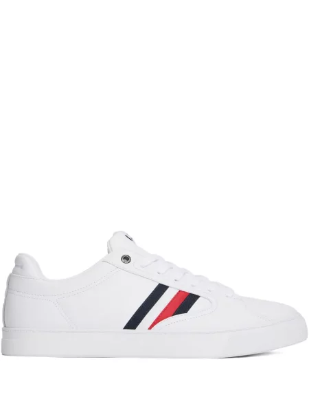 Sneakerși Tommy Hilfiger cu dungi alb