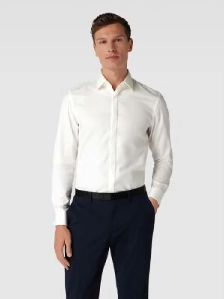Koszula biznesowa o kroju slim fit z kołnierzykiem typu kent Jake*s