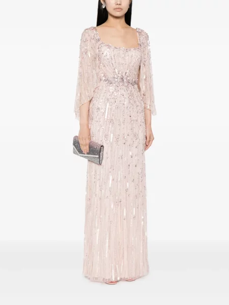 Gėlėtas kostiumas suknele Jenny Packham rožinė