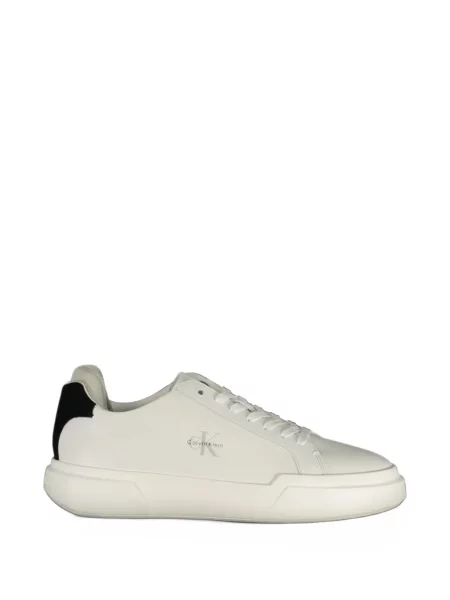 Sneakerși Calvin Klein cu imagine chunky alb