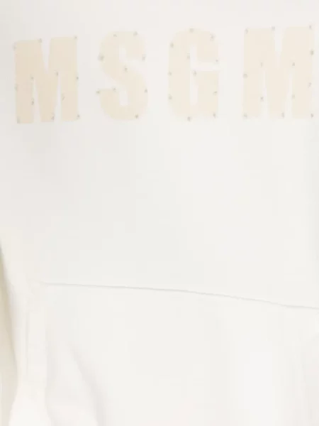 Bluza z kapturem dziecięca Msgm biała