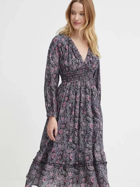Pepe Jeans rochie DIVINIA mini evazati gri