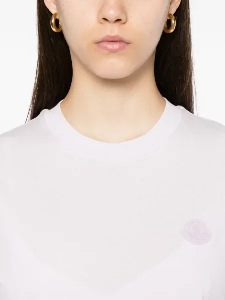 Tricou Moncler scurt roz